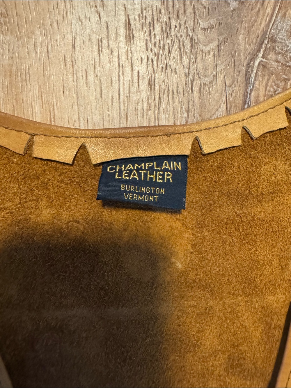 Vintage Leather Vest - Picture 9 of 10